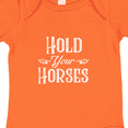 thumbnail image 4 of Inktastic Hold Your Horses in White Boys or Girls Baby Bodysuit, 4 of 5
