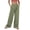 Green, variant on Ramiter Women'S Pants Women Summer High Waisted Palazzo Pants Wide Leg Long Pant Trousers With Pocket Pink,M