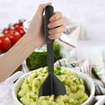 thumbnail image 3 of Hariumiu Kitchen Manual Meat Chopper with 4 Curve Blades Heat-Resistant Meat Masher for Ground Beef Hamburger Meat Long Handle Hamburger Chopper for Mixing & Cutting Ground Meat Smasher Kitchen Tool, 3 of 8