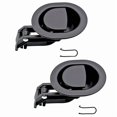thumbnail image 1 of 2PCS Plastic Recliner Release Pull Handles Oval Plastic Sofa Chair Replacement Parts Without Cable Fits 3mm & 6mm Cables, 1 of 6