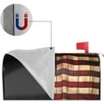 thumbnail image 5 of Vintage American Flag Mailbox Covers Large Size 25.5x21 Inch Patriotic American Memorial Day Magnetic Mailbox Cover 4th of July Holiday Decorative Post Letter Box Cover for Yard Garden Entrance, 5 of 6