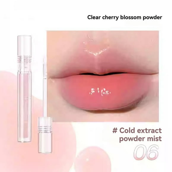 ZTTD Lip Oil Moisturizing Moisturizing Women Lip Oil Glass Lip Pouting Lip Gloss Lip Glaze Lip Oil 2ml . Beauty Tool Lip Gloss