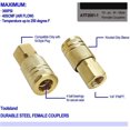 thumbnail image 2 of EcoNesxp Inch Pack Female Air Fittings 10 Pack Female Air Fittings Threaded Quick Connect Air Tools 1/4 NPT, 2 of 3