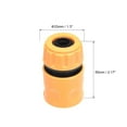 thumbnail image 2 of Garden Water Hose Connector,1/2 ID,Plastic Repair Kit,Quick Connect Fittings Adapter Yellow 2pcs, 2 of 5