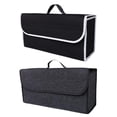thumbnail image 3 of Large Car Storage Bag, 50x17x23cm Waterproof Organizer for Trunk, Gray/Black Auto Accessory, 3 of 7