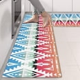 thumbnail image 2 of Kitchen Rugs Sets Of 2,Rainbow Ethnic Pattern Anti Fatigue Kitchen Mat Rugs Non Slip Washable,Decorative Kitchen Floor Mats for Kitchen,Sink,Laundry,17"X47", 2 of 5
