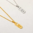 thumbnail image 5 of Zodiac Stainless Steel Gold Plated Necklace, 5 of 10