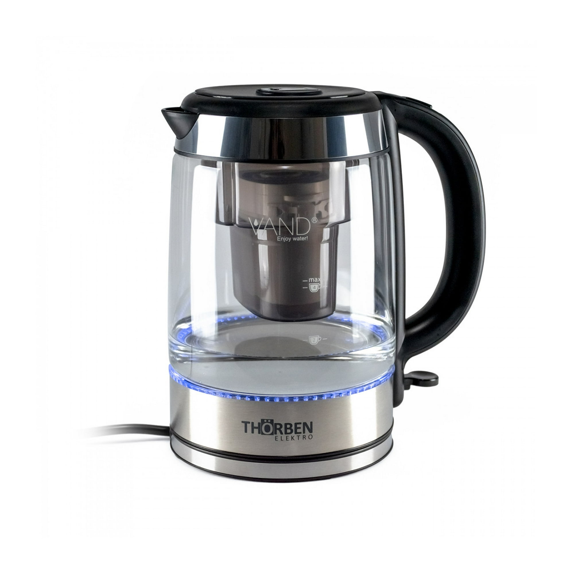 Hervidor Con Filtro Thor Aqua Filter Glass