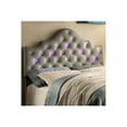 thumbnail image 2 of Benzara Aldebaran  Contemporary Twin Size Headboard, Gray, 2 of 3
