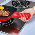 thumbnail image 2 of nipocaio Housses de Poignée de Poêle en Fonte Poignée de Pot Couvre Résistant à la Chaleur, Porte-Pot pour la Cuisine Résistant à la Chaleur, Mitaines de Poignée Lavable à la Machine 2 PCS (Rayé), 2 of 6