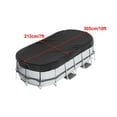 thumbnail image 2 of AFQH Rectangular Pool Cover Rectangular Pool Cover for Above Ground Swimming Pool, 2 of 3