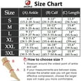 thumbnail image 3 of Ailaka Zipper Compression Socks, 15-20 mmHg Knee High Compression Socks for Men Women, Close Toe Support Socks,Beige, 3 of 8
