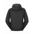 thumbnail image 5 of GEO-THERM Mens Lightweight Puffer Jacket with Hood Warm Quilted Winter Jacket Casual Thermal Insulated Coat for Ski Travel, 5 of 7