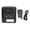 Black - EU Plug, variant on Suodoka Automatic Banknote Detector Portable USD EUR Counterfeit Bill Checker Machine with Built-in Battery (137x155x82mm / 5.4x6.1x3.2 inches) US Plug