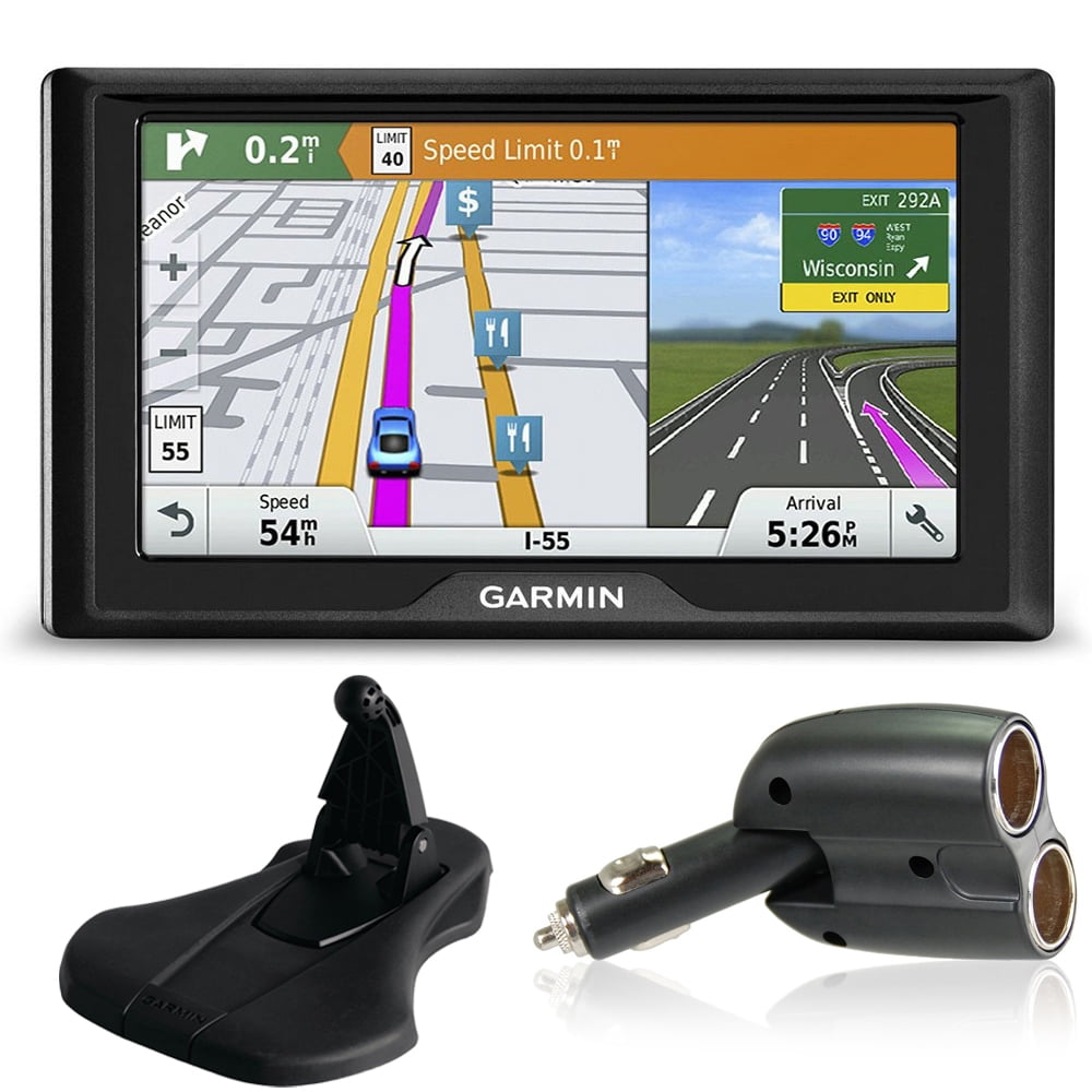Garmin Drive 60LMT GPS Navigator (US and Canada) Charger + Friction