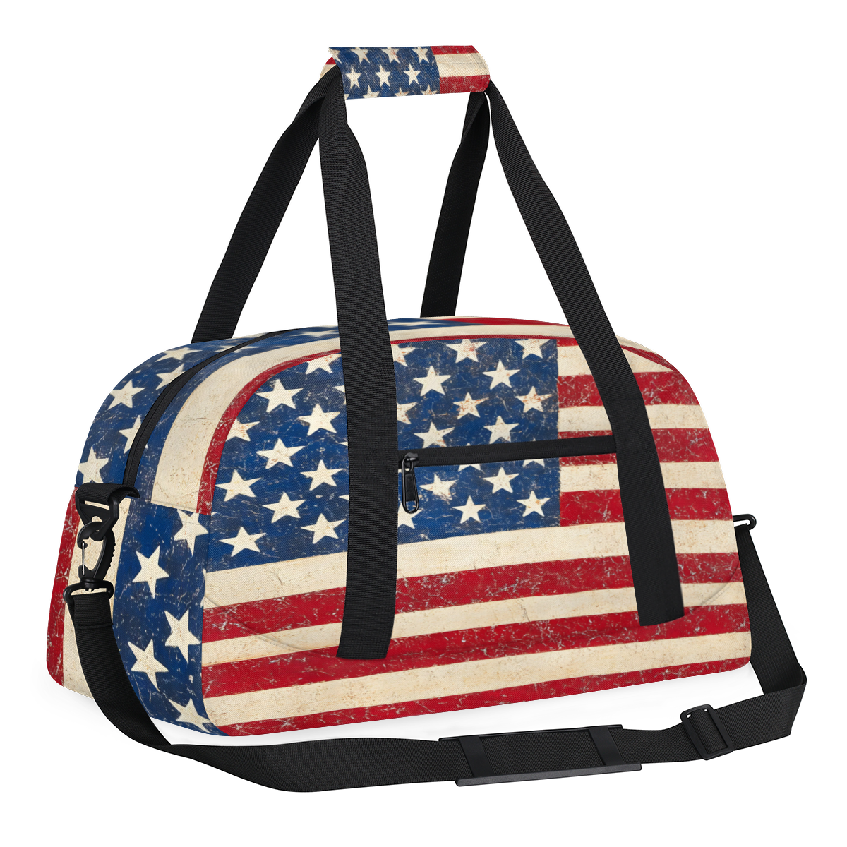 Herdesigns American Usa Flag Sports Duffle Bags Travel Duffle Bag Gym Bag 4th July Independence Day Weekender Travel Bag Waterproof Overnight Bag Carry On Travel Tote Bag Dance Bags