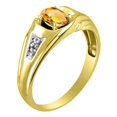 thumbnail image 1 of Diamond & Citrine Ring 14K Yellow or 14K White Gold, 1 of 1