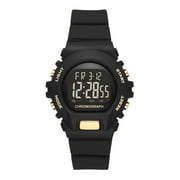 Time and Tru Ladies' Black Plastic Sport Digital Chronograph Watch (FMDOTT092)