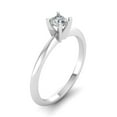 thumbnail image 2 of G/SI 1/3ctw Diamond Solitaire Engagement Ring in 14k White Gold, 2 of 5