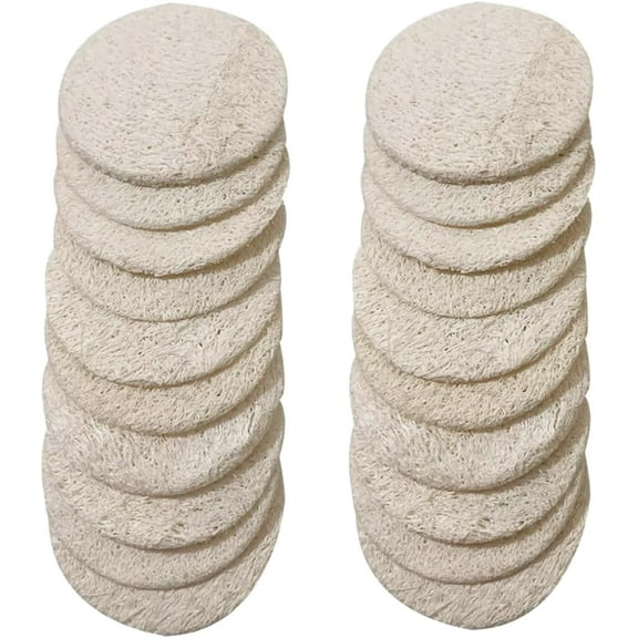 36pcs face Scrub Bathtub Scrubber Facial sponges Facial Scrub Scrubs Cleansing Pads exfoliating loofah Pads loofah Sponge Cleaning pad Bath Wipe Sponge mat face pad Body