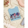 thumbnail image 3 of Peace Love America T-Shirt Women -Image by Shutterstock, Female Medium, 3 of 4