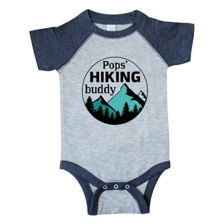 

Inktastic Pops Hiking Buddy with Mountains and Trees Gift Baby Boy or Baby Girl Bodysuit