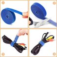 thumbnail image 4 of 1M/Roll 10mm Width Cable Organizer Durable USB Cable Winder Management Nylon Free Cut Ties Mouse Earphone Cord Cable Ties, 4 of 6