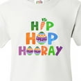thumbnail image 4 of Inktastic Easter Hip Hop Hooray with Eggs and Carrot Youth T-Shirt, 4 of 5