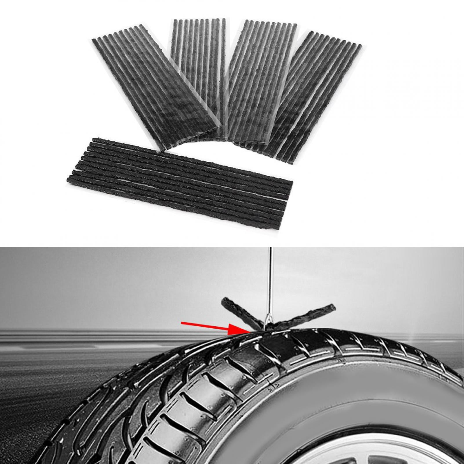 Tyre Repair Strings, 50 PCS Tyre Repair Strips Tire Tubeless