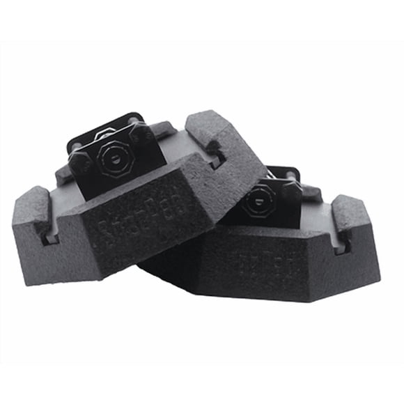 SnapPad Leveling Jack Foot Pad SJU2 SnapJack; Fits 2500 Pound Weight Rated Scissor Jack; Used For Travel Trailers/Pop-up Campers/Teardrop Trailers/Fifth Wheels; 7-1/4 Inch Diameter