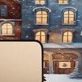 thumbnail image 3 of ADECORIVY Nordic Village House Hallway Runner Rug 2x6 Washable Kitchen Runner Non Slip Laundry Room Bathroom Rug Soft Carpet for Living Room Entryway Mat, 3 of 8