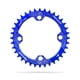 thumbnail image 1 of Chainset de bicicleta Bicicleta de bicicleta redonda Cadena de cadena Reemplazable Aleación de aluminio Anti-gota Ligero Ligero Ciclismo Diente Placa Individual Azul 32T Eigraketly OD003273-09, 1 of 7