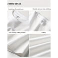 thumbnail image 3 of Camiseta de algodón grueso para hombre con estampado "TOANDIE" - Camiseta informal de verano de manga corta, holgada, transpirable y cómoda para un look informal., 3 of 6