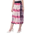 thumbnail image 3 of Tie Dye Womens Skirts Rayon Solid Midi Skirt for Ladies Casual Long High Waist Skirts Summer Girls Fashion Online By Oussum, 3 of 5