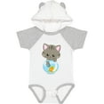 thumbnail image 3 of Inktastic Cute Cat, Little Cat, Kitty, Kitten, Fish Bowl Girls Baby Bodysuit, 3 of 5