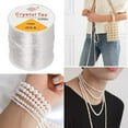 thumbnail image 5 of Elastic Beading Thread 100M Elastic Bracelet Thread 0.8mm Transparent Elastic Stretchy Thread for Bracelet Making Jewelry Bead Necklace Crafts, 5 of 5