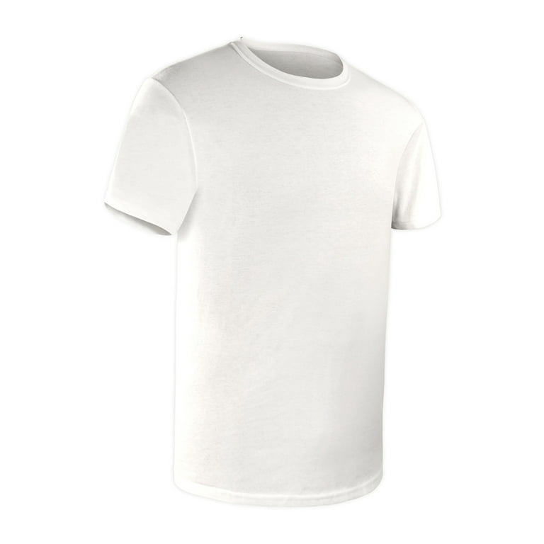 Fruit of the Loom Boys Undershirts, 5 Pack White Cotton Crew T-Shirts, XS-XL - Walmart.com