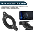thumbnail image 3 of Anillo espaciador de altavoz Unique Bargains Adaptador de altavoz de rango medio para Toyota ABS 2 Pcs, 3 of 7