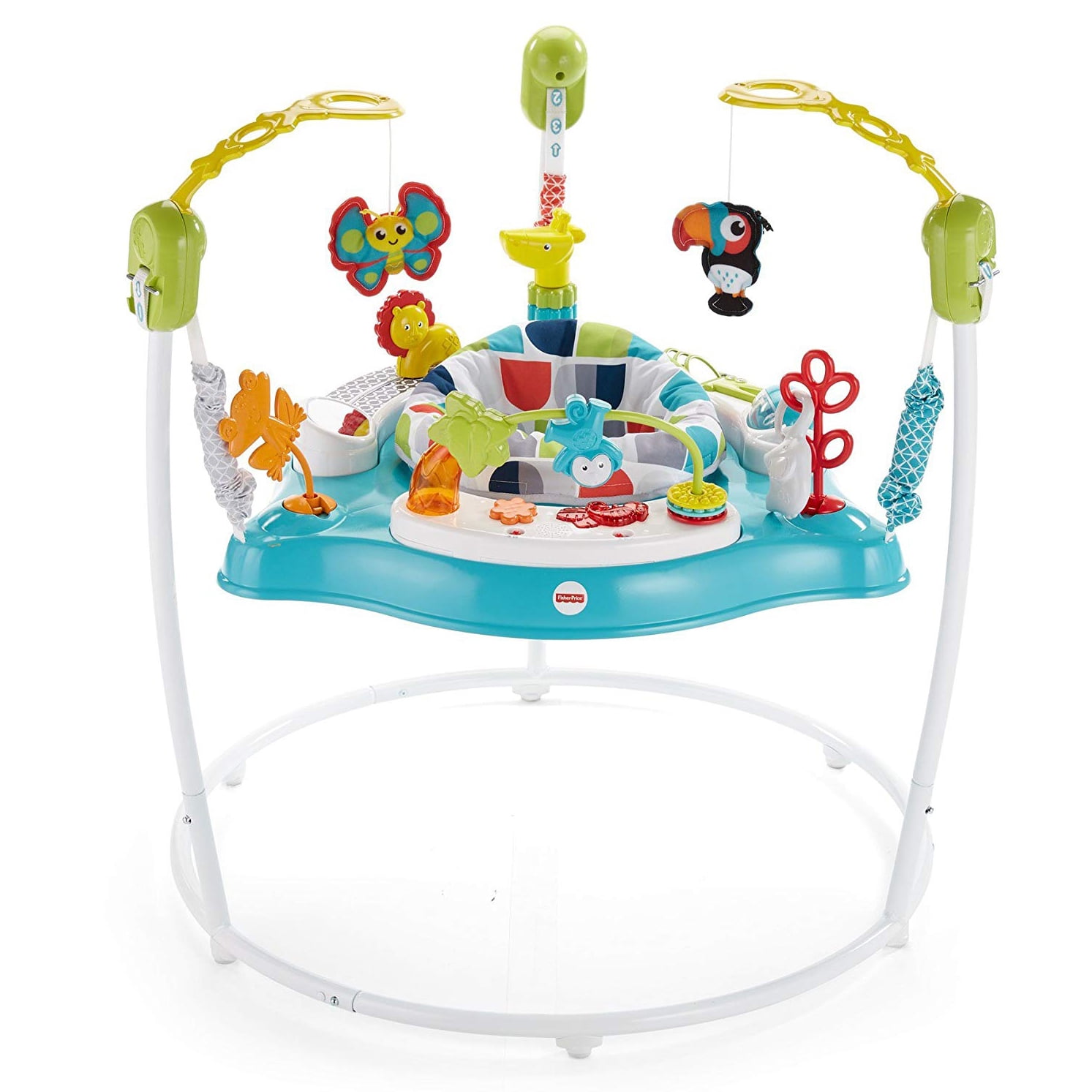 Fisher Price Rainforest Jumperoo Cloud Spin Toy Rainbow Tiger Sun Slot In 