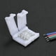 thumbnail image 5 of Conector de tira LED RGB Leyfeng de 4 pines, divisor rápido, paquete de 10, blanco, 5 of 7