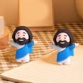 thumbnail image 4 of Miniaturas religiosas, colores variados, muñecas pequeñas, estatuillas, 50 piezas de tamaño 3,2 x 2,6 cm, material de PVC para Pascua, eventos religiosos, recuerdos para fiestas, 4 of 6