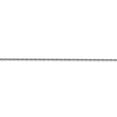 thumbnail image 3 of Primal Gold 10 Karat White Gold Carded Rhodium-plated 0.70mm Rope Chain, 3 of 7