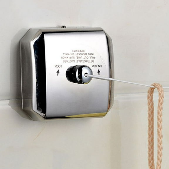 WHAMVOX  Cotton Rope Portable Clothes Line Clothesline Multiple Use Retractable