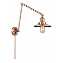 Innovations Lighting - Railroad - 1 Light Double Extension Swing Arm Wall Sconce