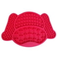 thumbnail image 1 of Silicone Material Slow Food Bowls Dog Bath Buddy Pet Bathing With Suction Dog Licking Pad Dispensing Mat Feeders Cat Treat Mat RED, 1 of 1