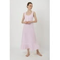 thumbnail image 6 of Miss Lavish London Victorian Style Nightgown Sleeveless Long Sleepwear Women Cotton Plus Size Vintage Nightdress, Pink 18, 6 of 8