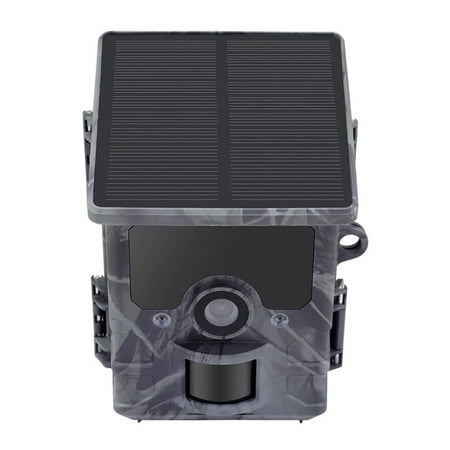 

Solar Charger Solar Panel Camera Infrared Induction Automatic Monitoring Wildlife Trap Trail Camera 24MP 1296P Video Photo Recorder -------- Long Lasting