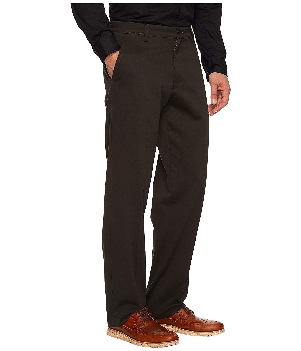 Dockers Men's Classic Flat Front Easy Khaki Pant with Stretch