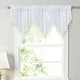 thumbnail image 1 of Cortina de ventana de encaje floral transparente, color blanco, 1 of 4