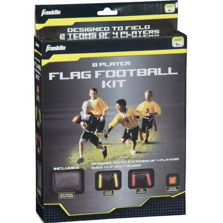 Franklin Sports 8-Player Flag Football Set With Carrying (Best Flag Football Defense 8 On 8)